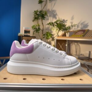 Alexander McQueen Leather Sneakers ‘ White Lilla’