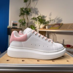 Alexander mcqueen sneakers white pink hotsell